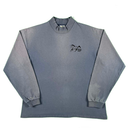 90s Sun Faded Horse Long Sleeve Tee- M