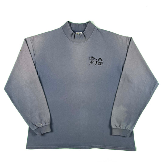 90s Sun Faded Horse Long Sleeve Tee- M