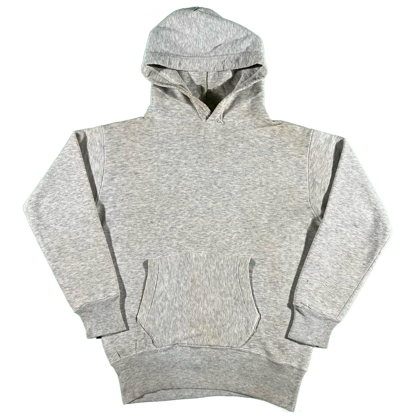 60s Blank Grey Pilgrim Hoodie- M