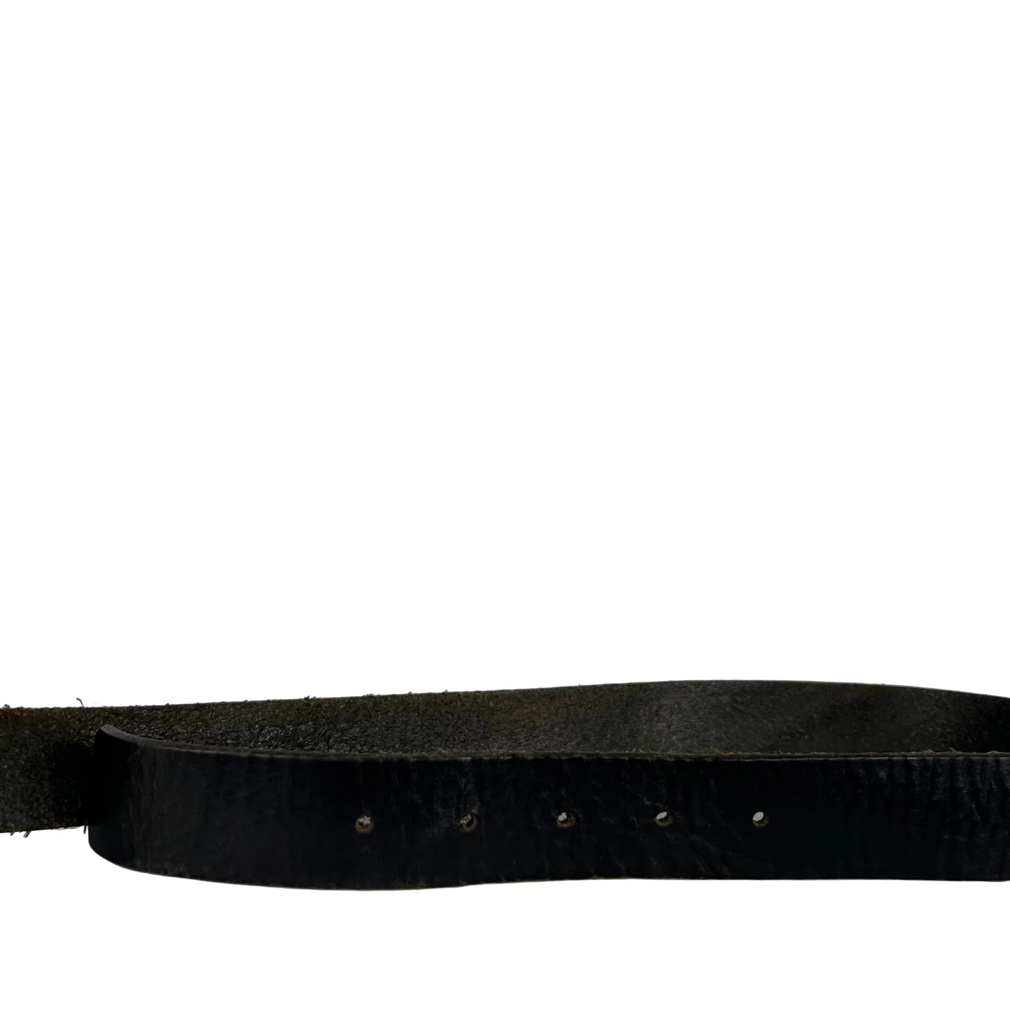 00s Gap Perfectly Worn Black Leather Belt- 24"-28"
