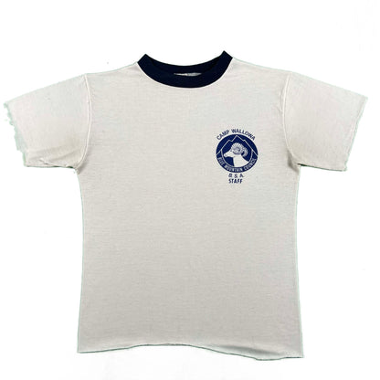 70s Camp Wallowa BSA Cropped Ringer Tee- S