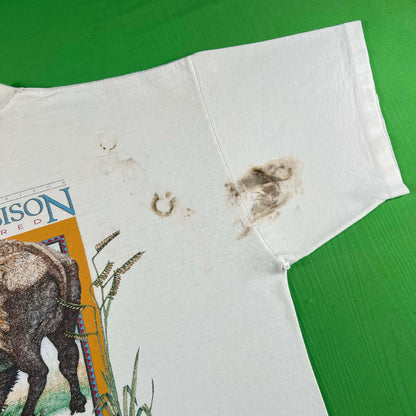 90s Boy Scouts American Bison Tee- XXL