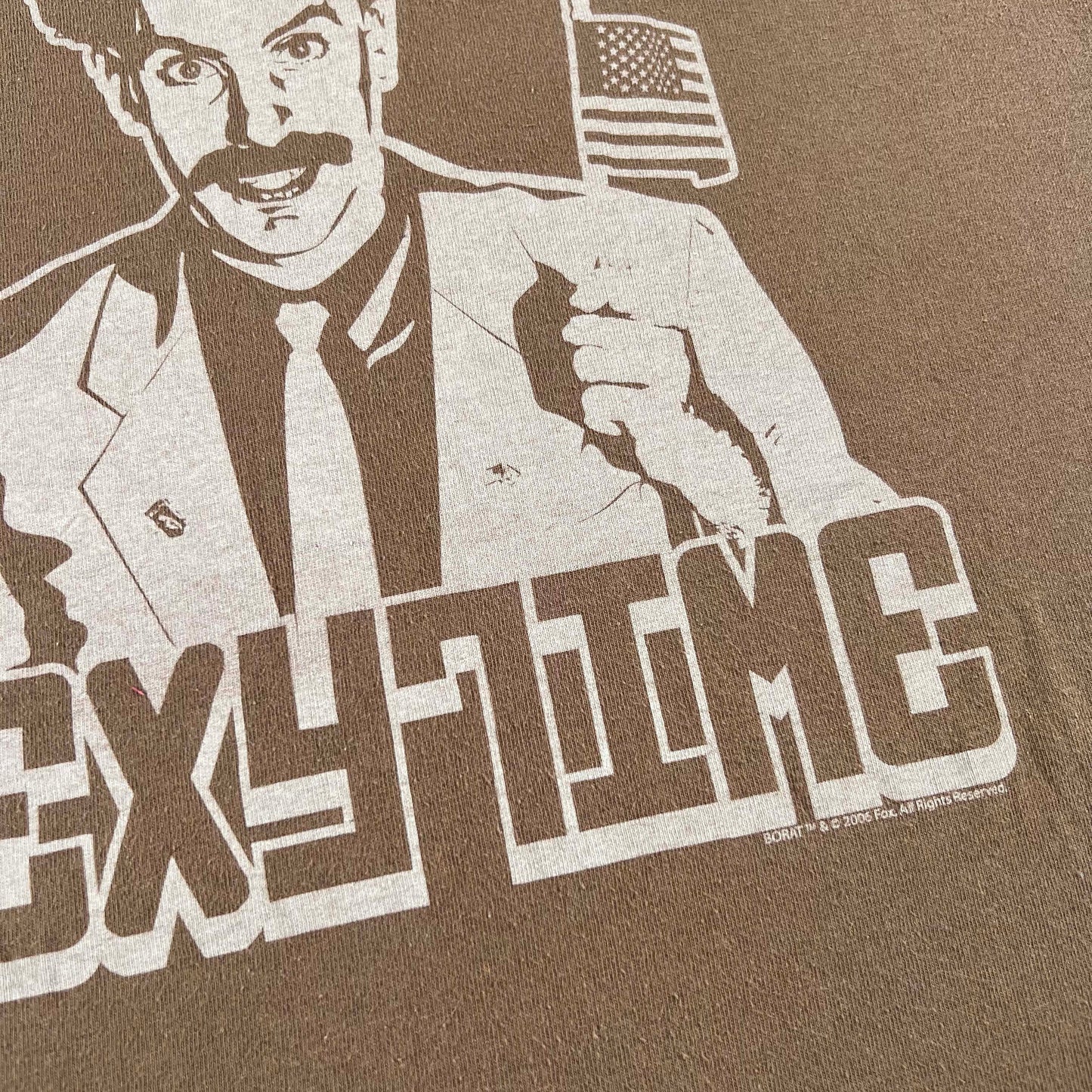 2006 Borat 'Let's Make Sexy Time' Tee- L