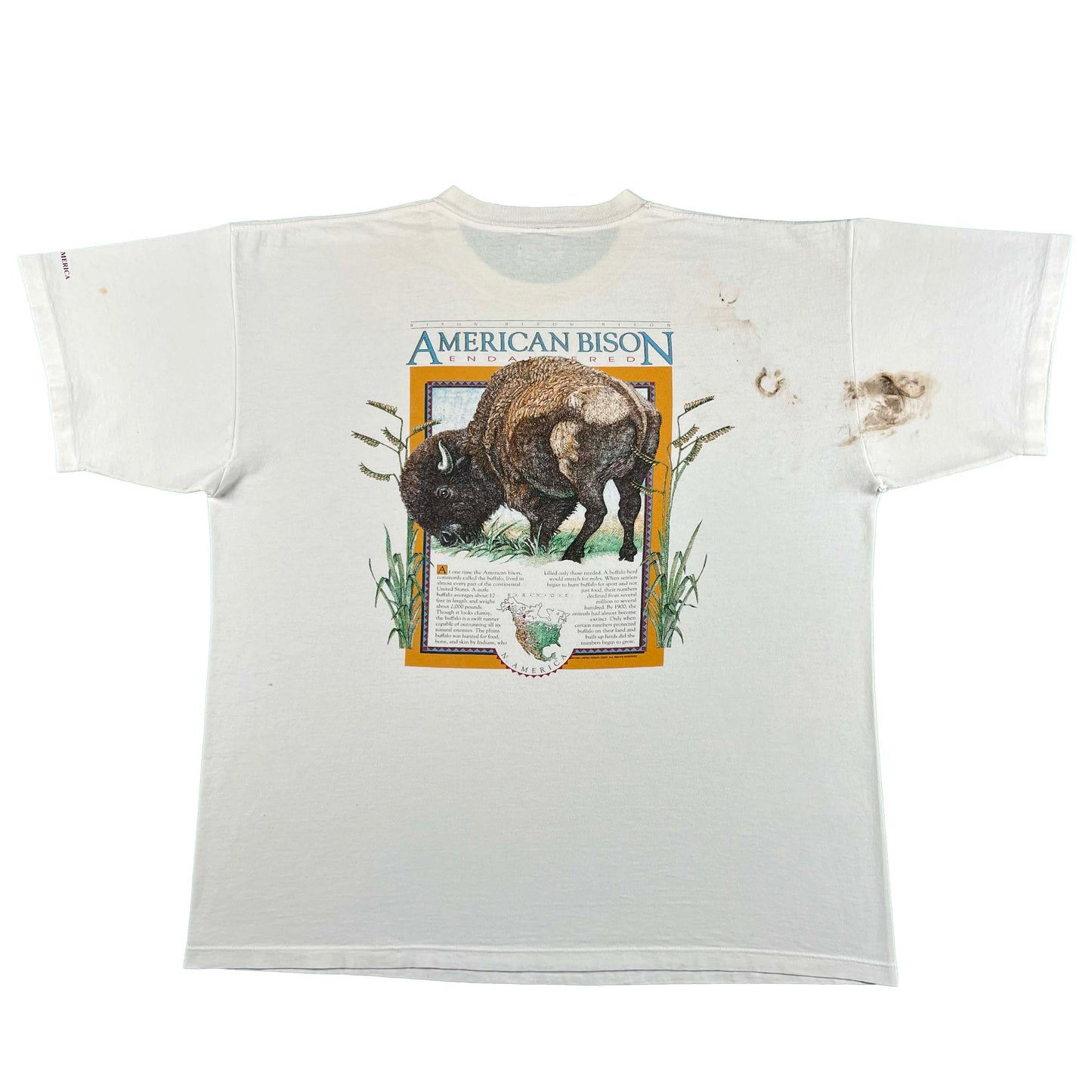 90s Boy Scouts American Bison Tee- XXL