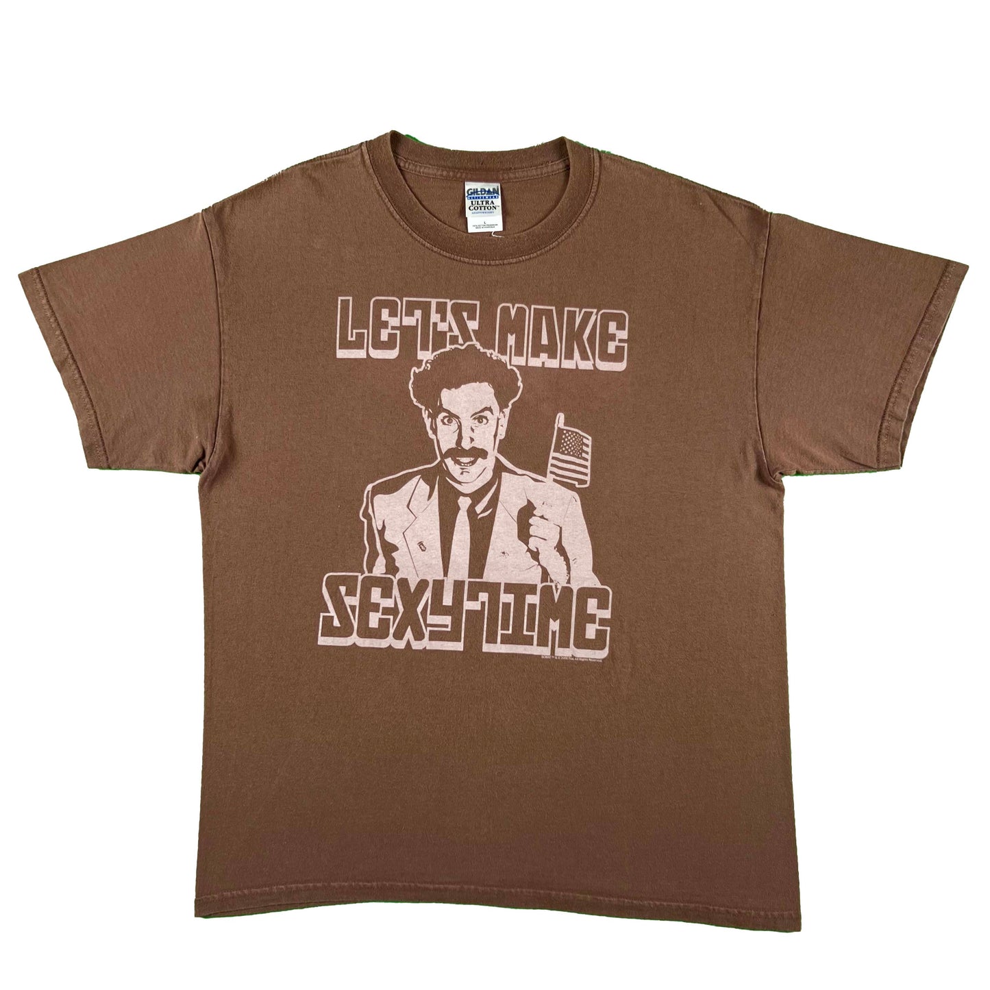 2006 Borat 'Let's Make Sexy Time' Tee- L