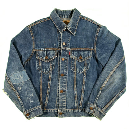 60s Levi's Big E Type 3 Repaired Trucker Jacket- S