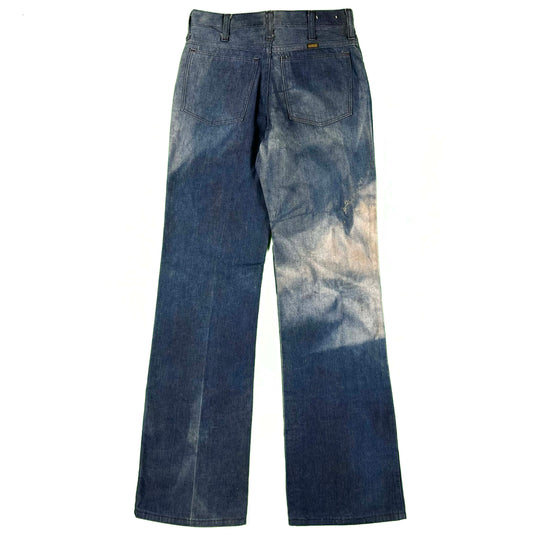 60s Sun Faded Maverick Flared Denim- 27x32