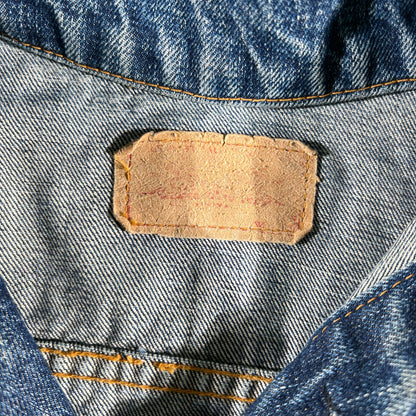 60s Levi's Big E Type 3 Repaired Trucker Jacket- S