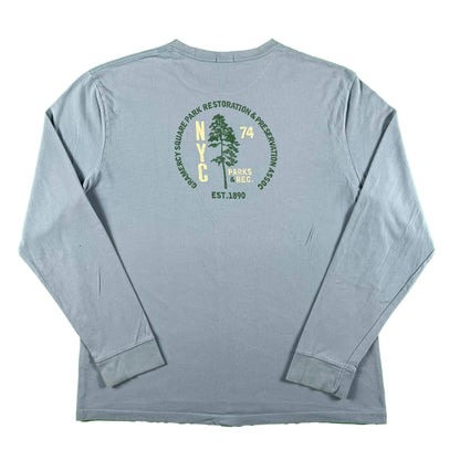 00s J.Crew NYC Parks & Rec. Long Sleeve Tee- XL