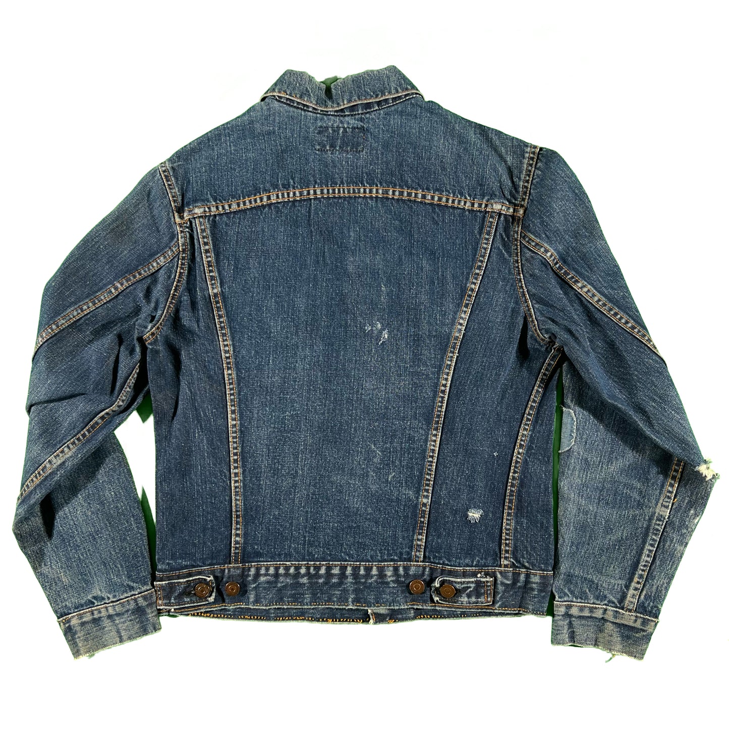 60s Levi's Big E Type 3 Repaired Trucker Jacket- S