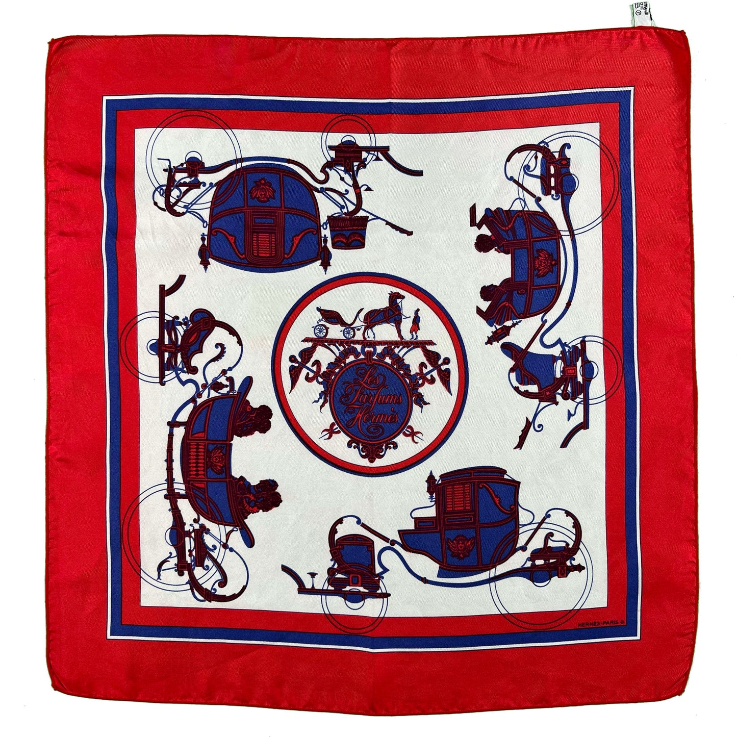 80s Hermès Silk Handkerchief