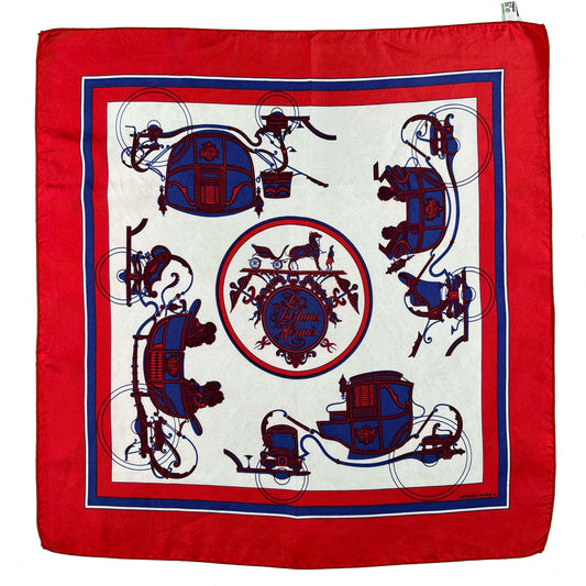 80s Hermès Silk Handkerchief