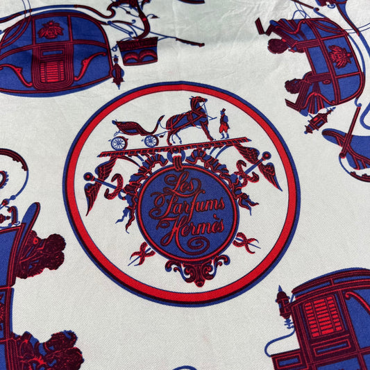 80s Hermès Silk Handkerchief