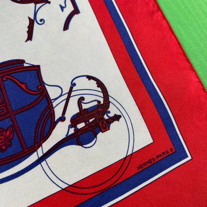 80s Hermès Silk Handkerchief