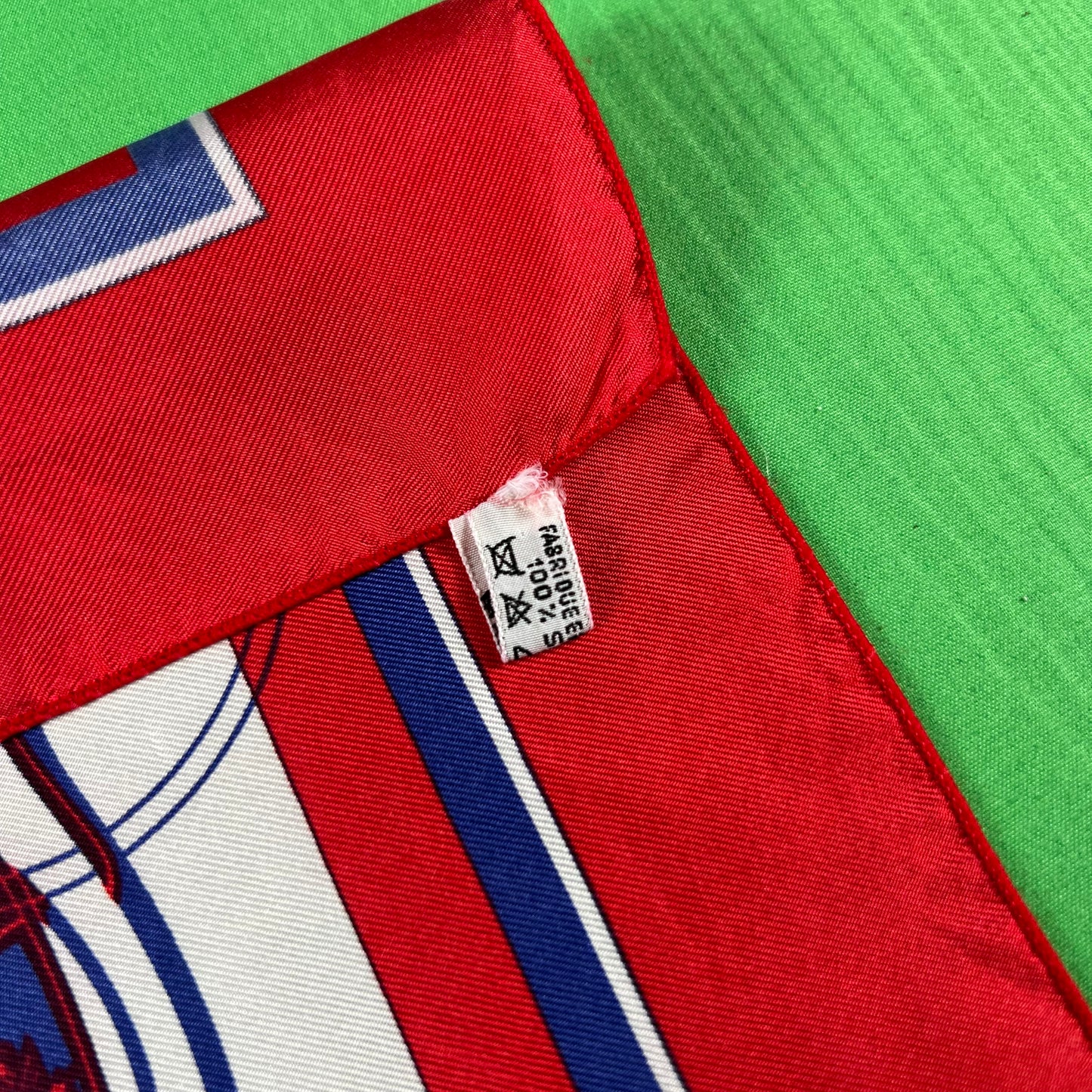 80s Hermès Silk Handkerchief