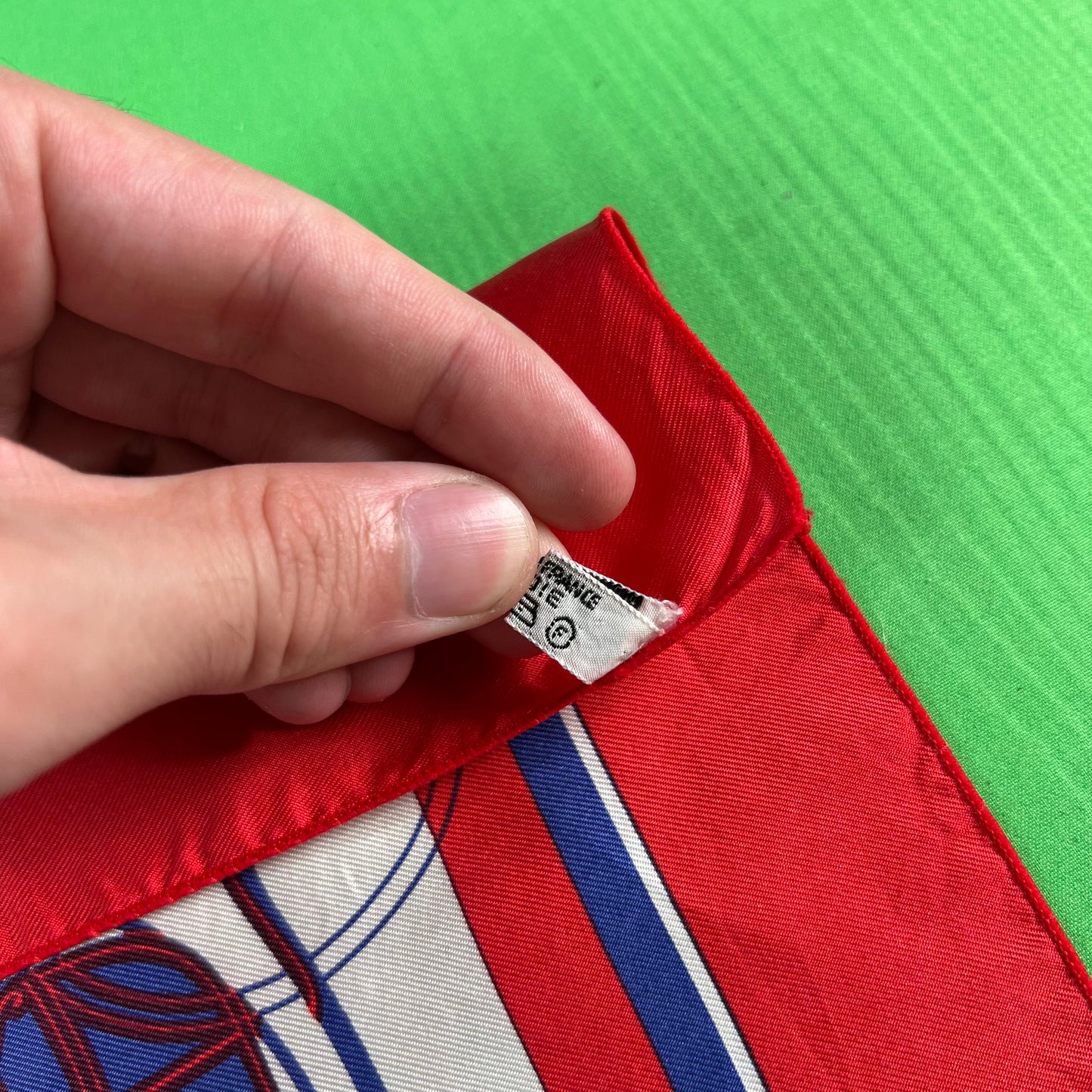 80s Hermès Silk Handkerchief