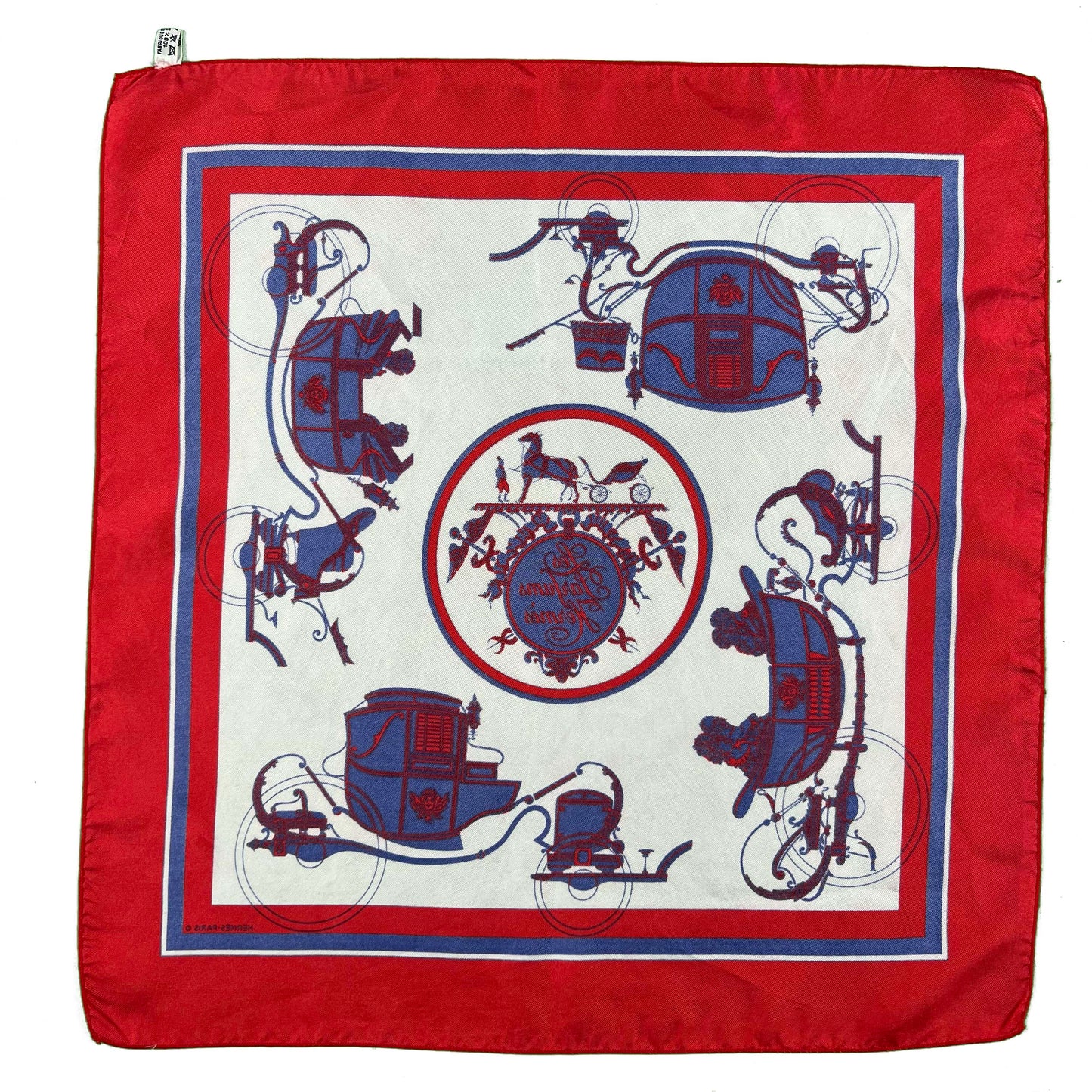 80s Hermès Silk Handkerchief