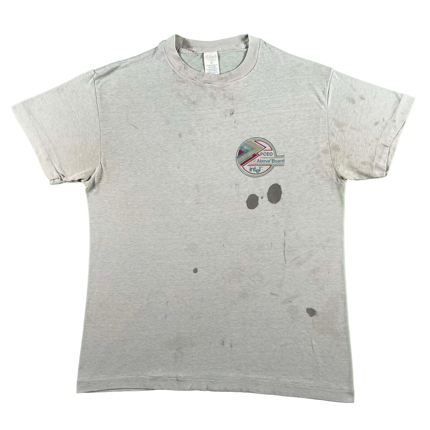 80s Beat Up Intel PCEO Tee- M