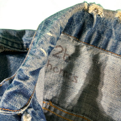 60s Levi's Big E Type 3 Trucker Jacket- S