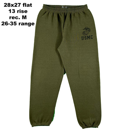 90s Army Green USMC Sweatpants- SELECT PANT