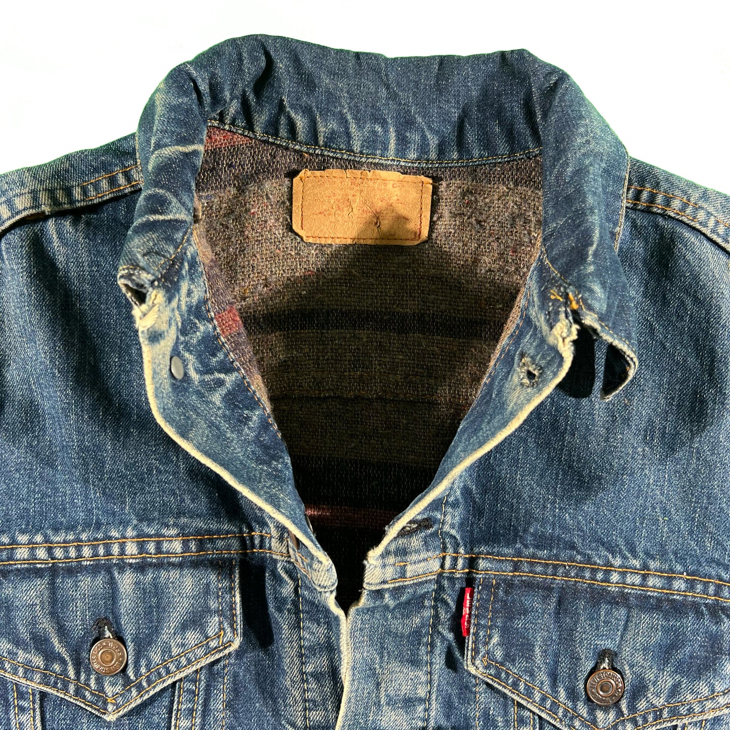 60s Blanket Lined Levi's Big E Type 3 Jacket- M