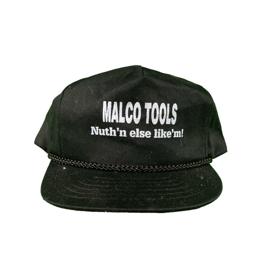 90s Malco Tools Black Trucker Hat