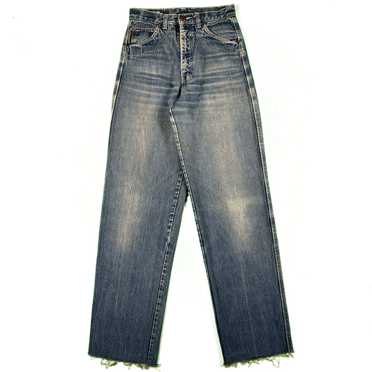 70s James Jean Barrel Leg Denim- 26x32.5