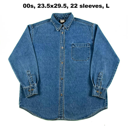 Vintage Denim Button Up Shirts- SELECT SHIRT