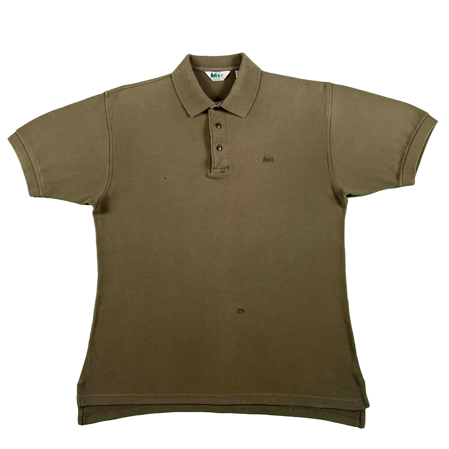 90s R.E.I Cotton Polo Shirt- L