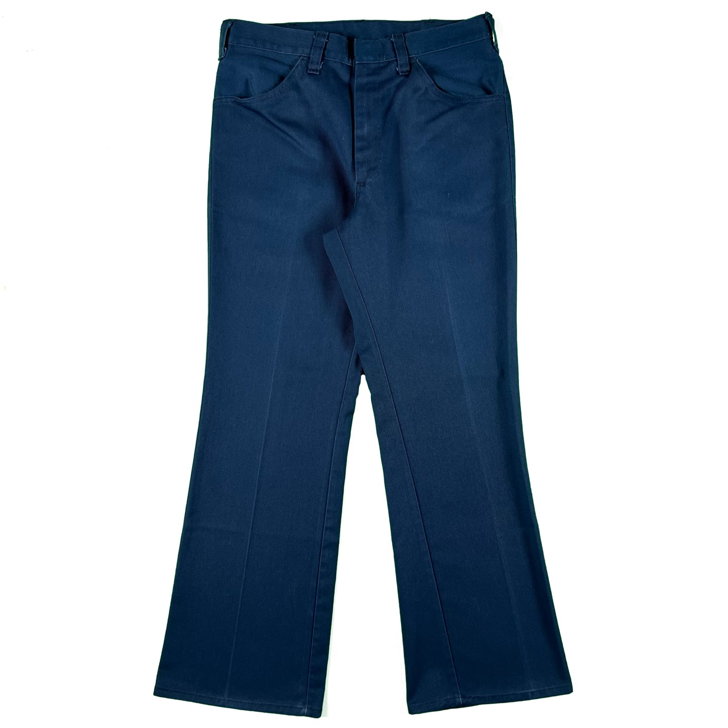 60s Dickies Faded Navy Flared Pants- 2 IN STOCK