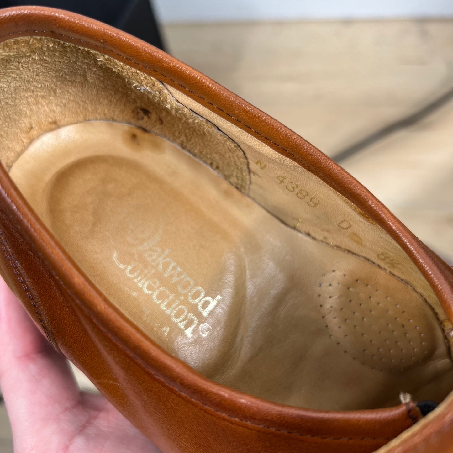 90s Caramel Tan Leather Penny Loafers- M's 8.5, W's 10