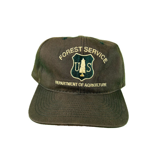 90s Sun Faded Forest Service Hat