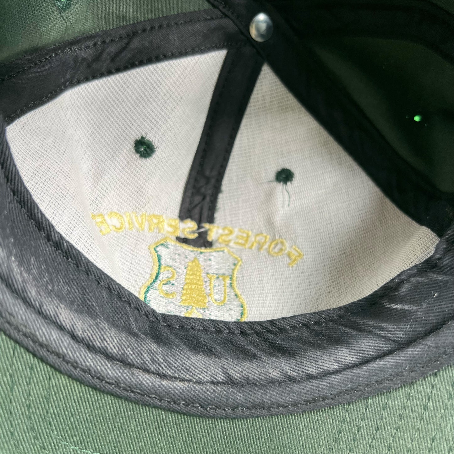 90s Sun Faded Forest Service Hat