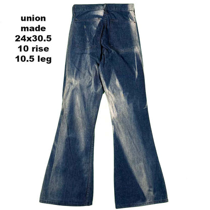 60s/70s Seafarer Flared Denim Sailor Pants- SELECT PAIR