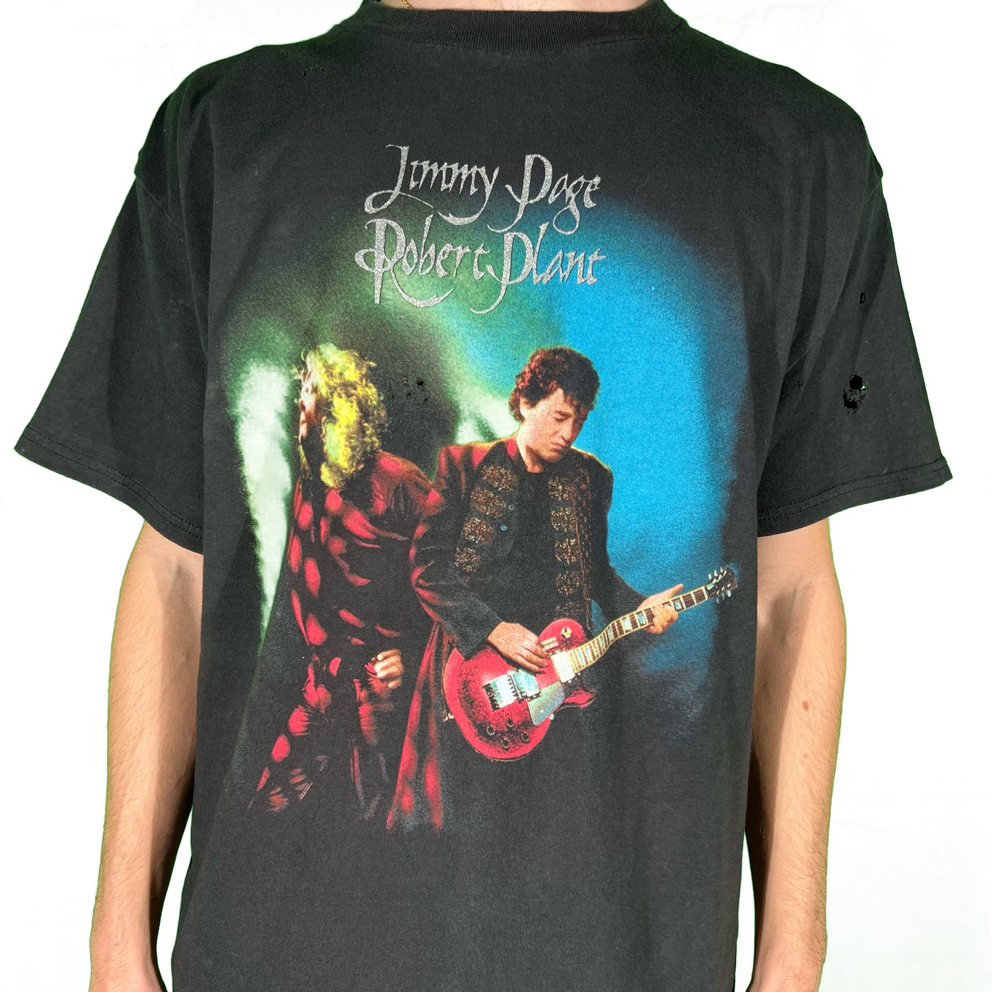 90s Jimmy Page & Robert Plant Tee- M