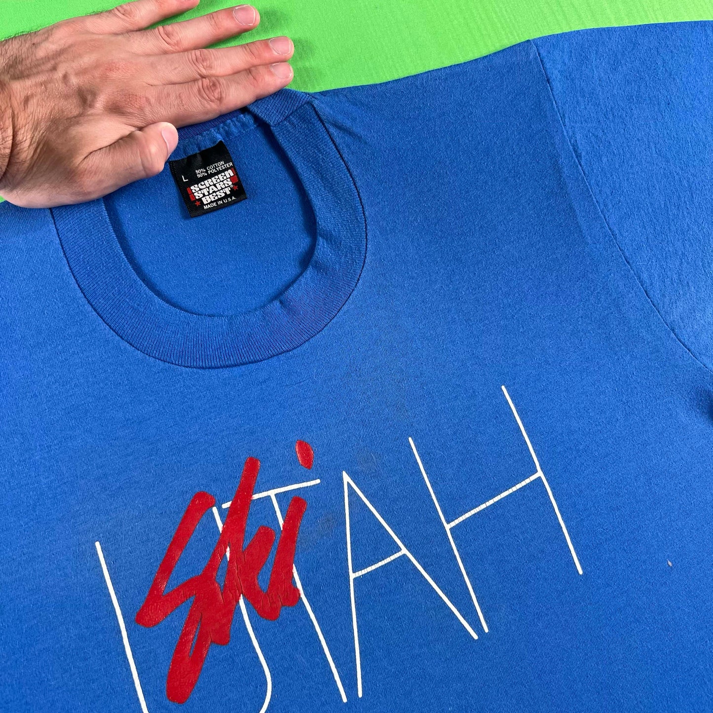 80s/90s Ski Utah Tee- M