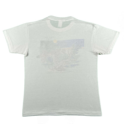 80s Crater Lake Henry David Thoreau Wolves Tee- L