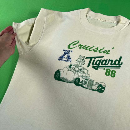 80s Beat Up Cruisin' Tigard Tiger Tee- L