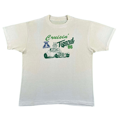 80s Beat Up Cruisin' Tigard Tiger Tee- L