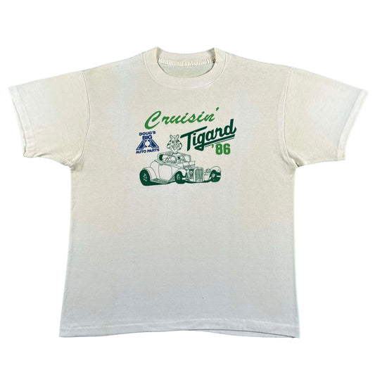 80s Beat Up Cruisin' Tigard Tiger Tee- L