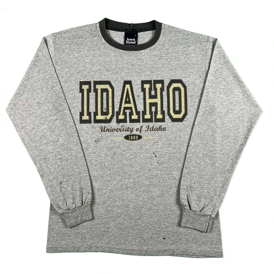 90s Thrashed University of Idaho Long Sleeve Tee- L