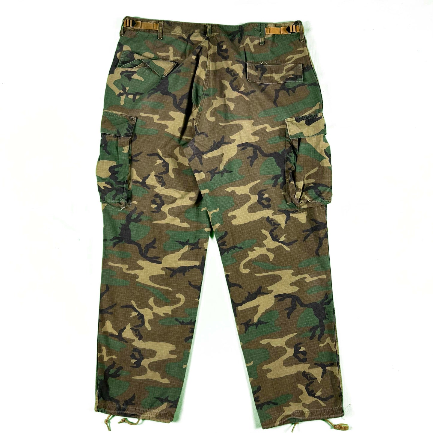 70s Jungle Camo Cargo Pants- 32"-39"x29.5