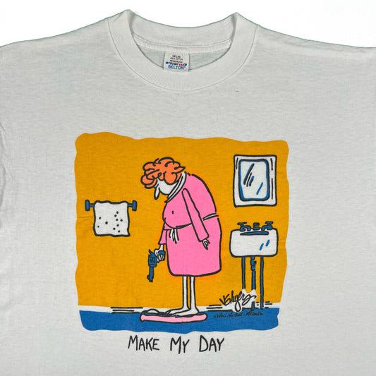 80s 'Make My Day' Scale Tee- L