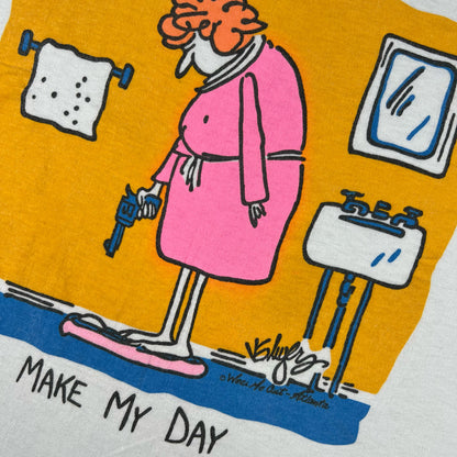 80s 'Make My Day' Scale Tee- L