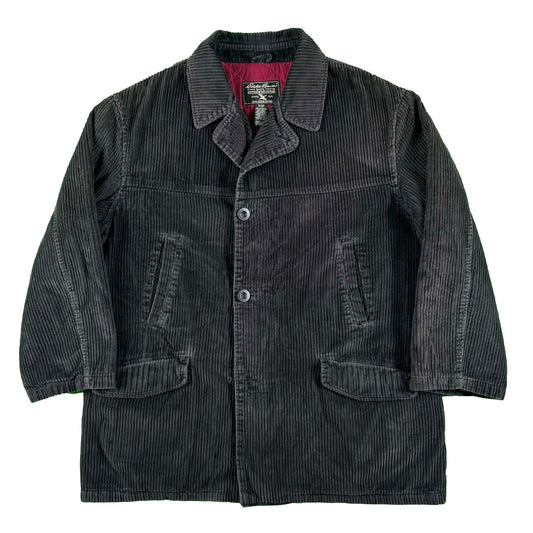 00s Eddie Bauer Heavy Quilted Corduroy Blazer- L