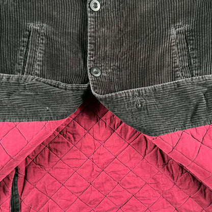 00s Eddie Bauer Heavy Quilted Corduroy Blazer- L