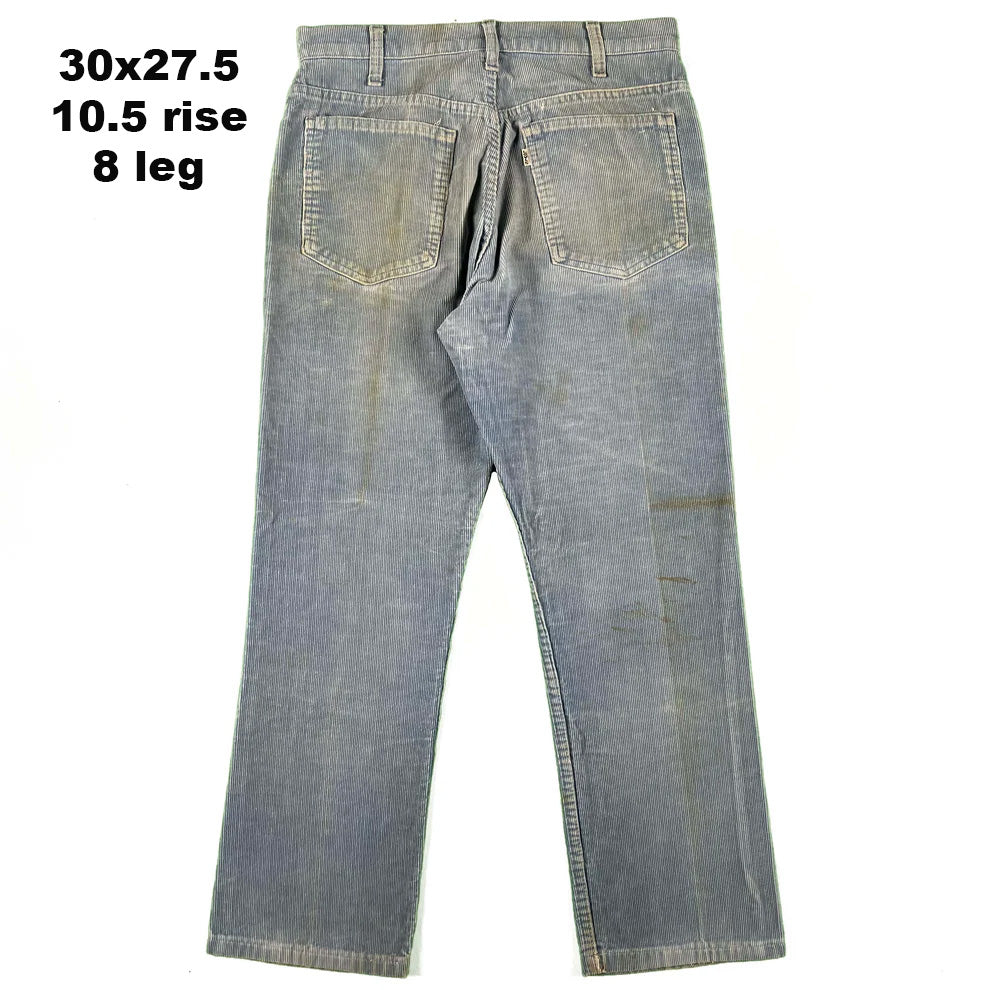 70s Levi's Straight Leg Corduroy Pants- SELECT PAIR
