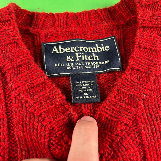 00s Abercrombie & Fitch Lambswool Sweater- L