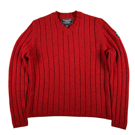 00s Abercrombie & Fitch Lambswool Sweater- L