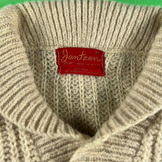 50s Jantzen Mohair Shawl Collar Sweater- M
